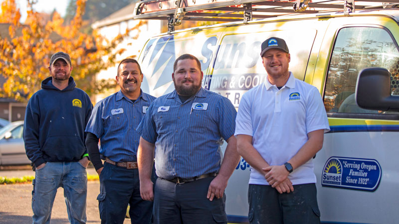 Sunset Heating & Cooling - Team Memebers