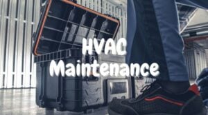 HVAC technician performing heat pump maintenance to fix hot air issues in Portland, OR