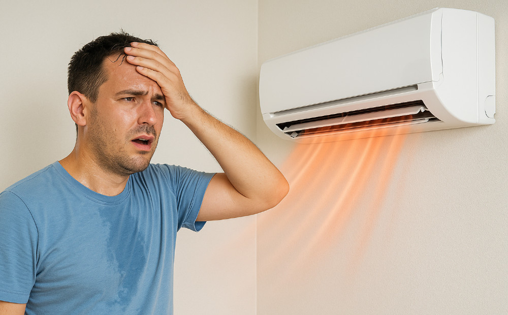 AC not cooling.